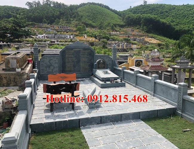 Mộ đá bành đẹp thiết kế hiên đại chất lượng cao - Mộ đá đẹp